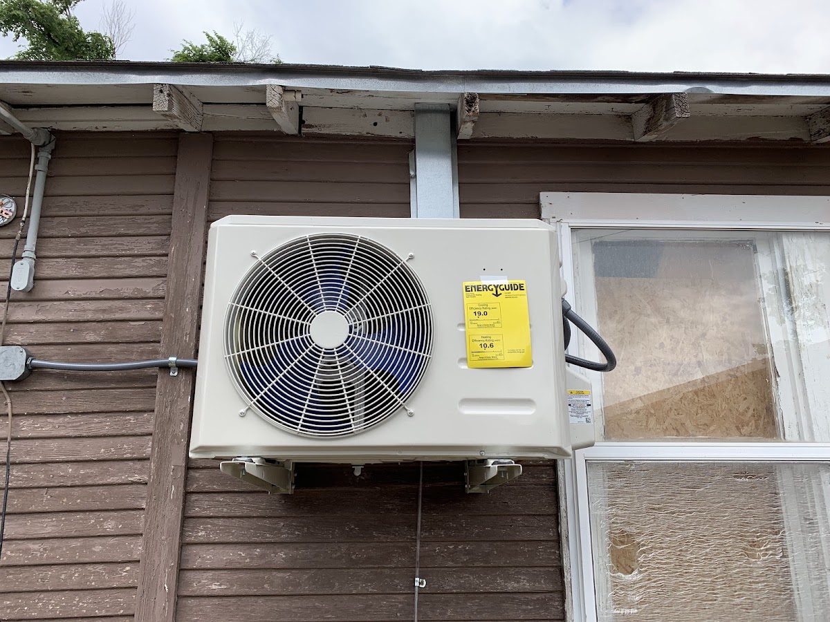 Ductless mini-split installation